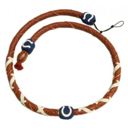 CISCO INDEPENDENT Indianapolis Colts Spiral Football Necklace 4421402553